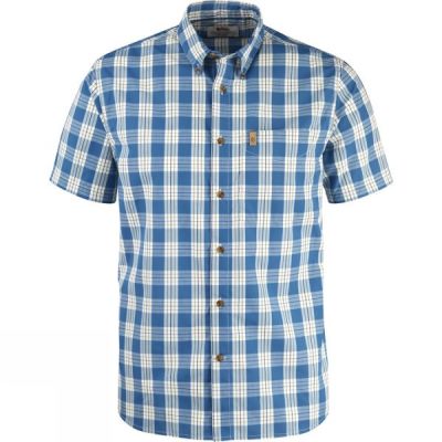 Camisa Fjallraven Övik Button Down Hombre - Azules - Chile YJA437610